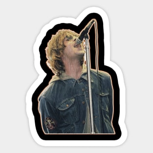 Vintage Retro Liam Gallagher Sticker